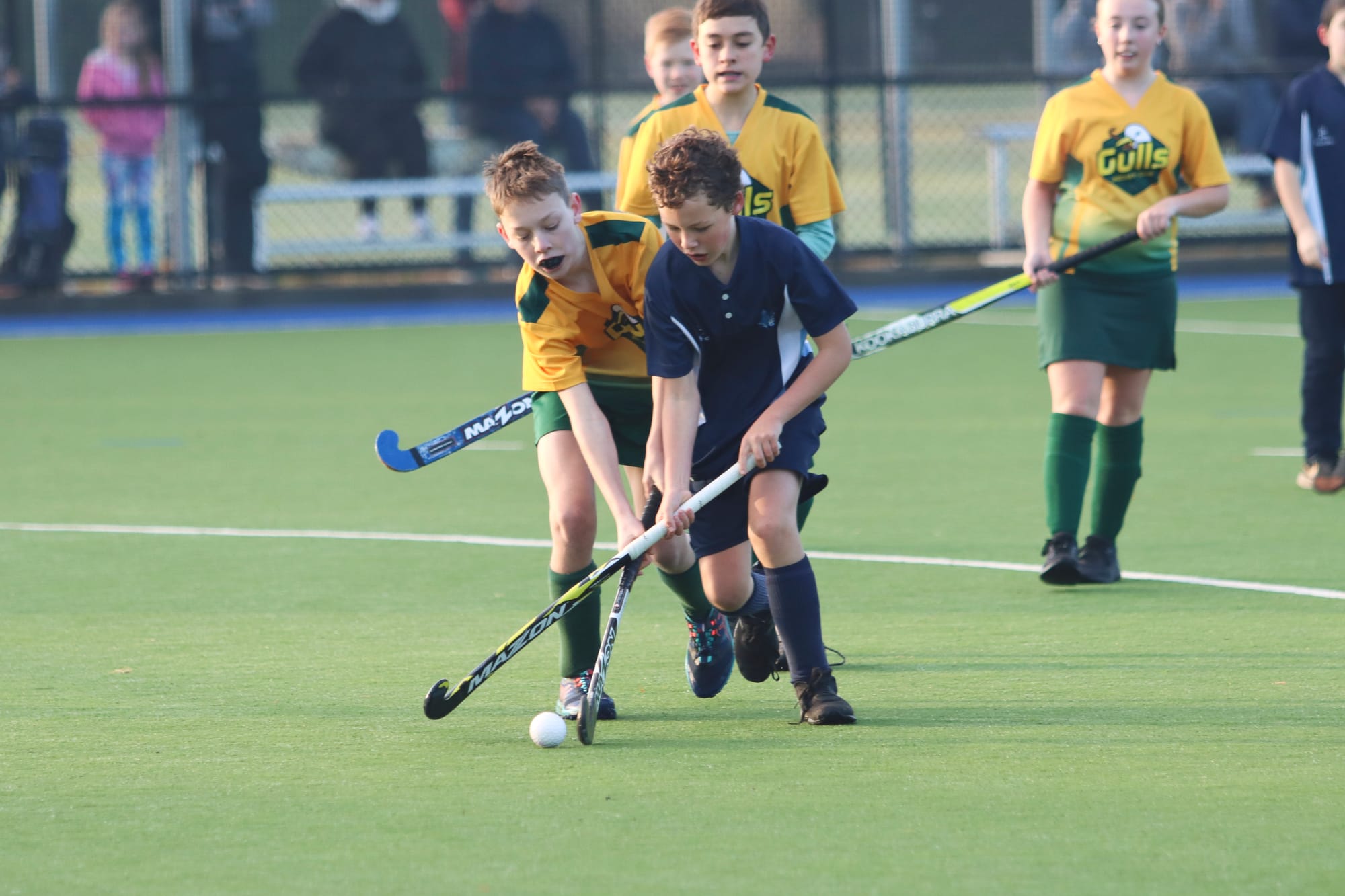 Hockey players enjoy bright sunshine in full return to play