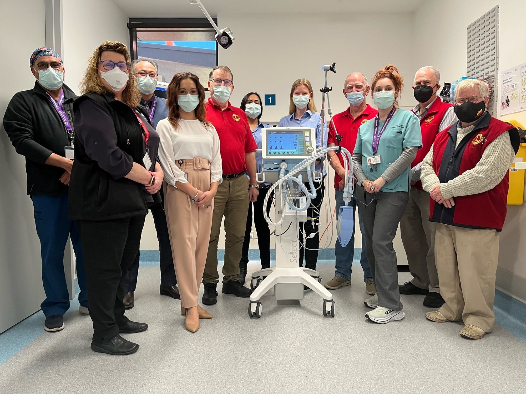 Lions fund $51,000 ventilator at hospital
