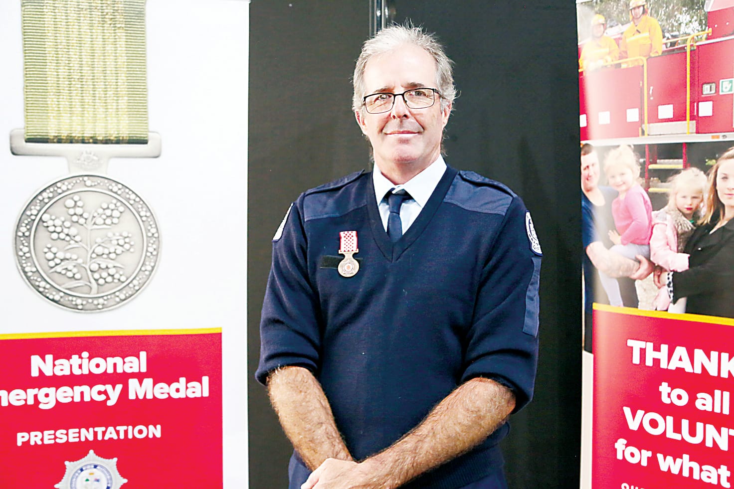 Longwarry and District member Ashley Richmond received a National Emergency Medal.
