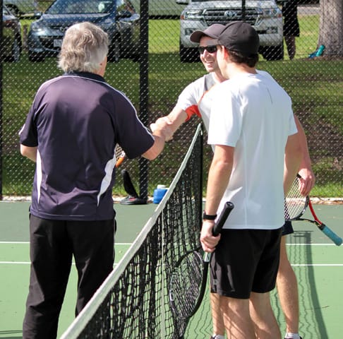 Tennis Grand Finals Seniors Warragul Vs. Hallora - 28.03.21 - MENS DOUBLES RND 1 