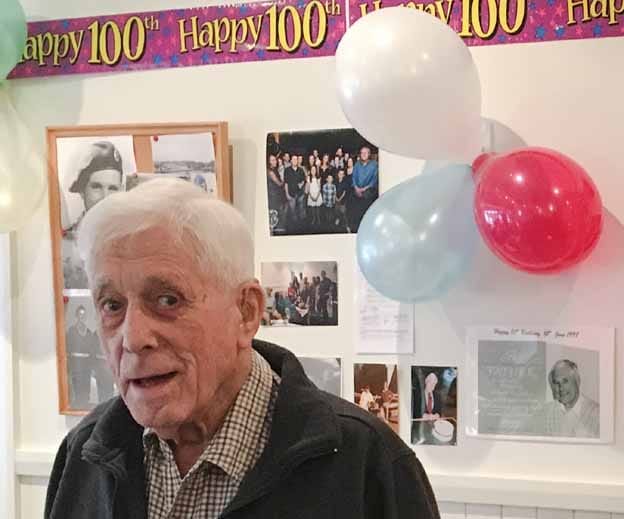 Leonard turns 100
