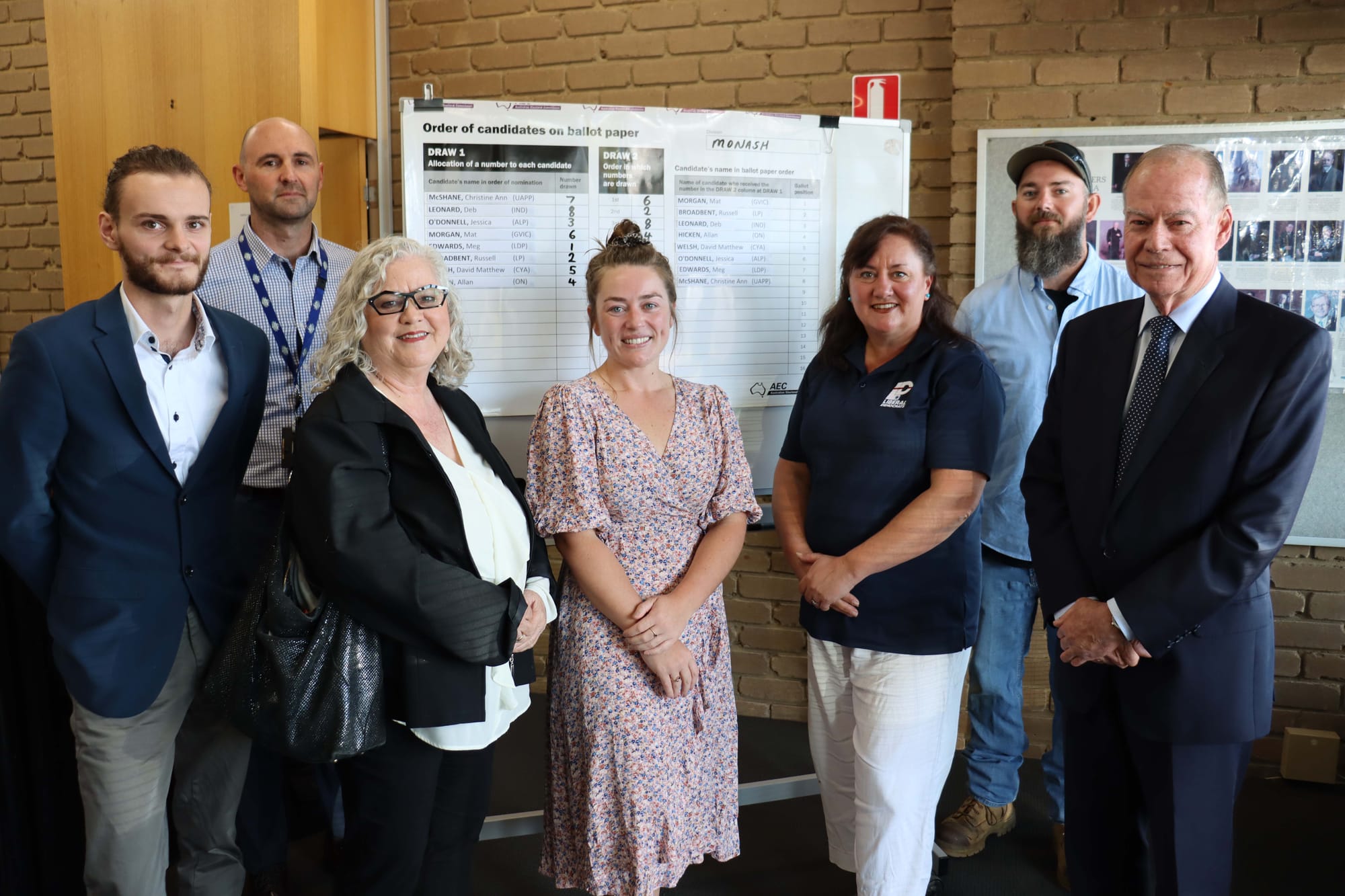 Monash Ballot Draw - 26.04.2022