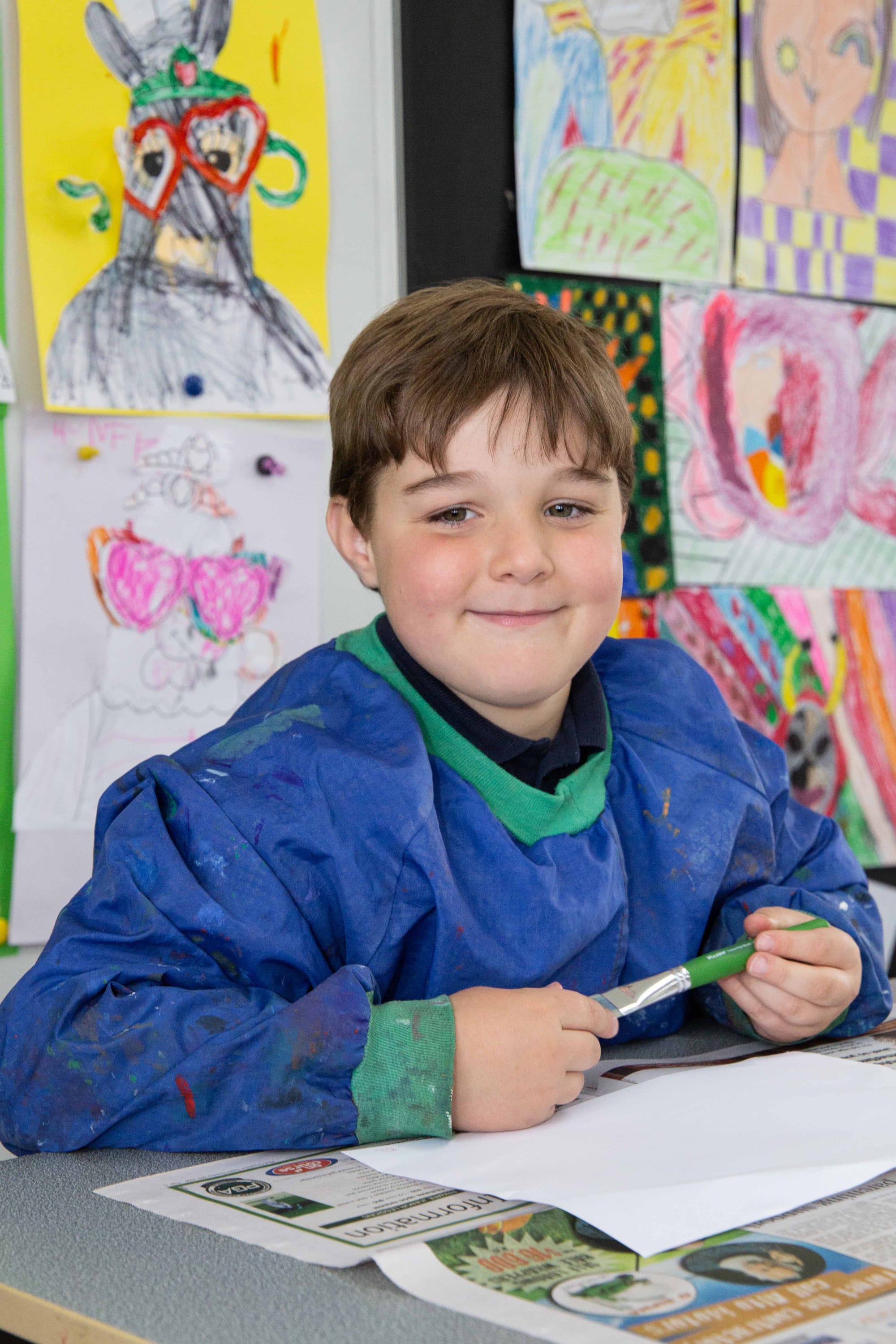 Children excited to get back to school