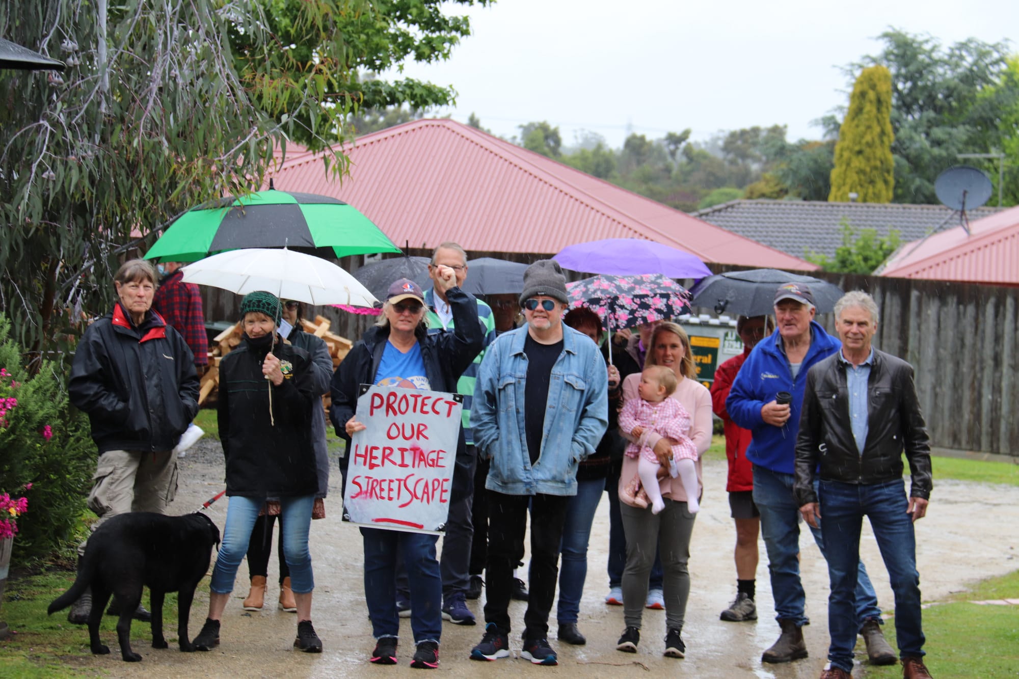 Locals protest multi-storey development in Garfield