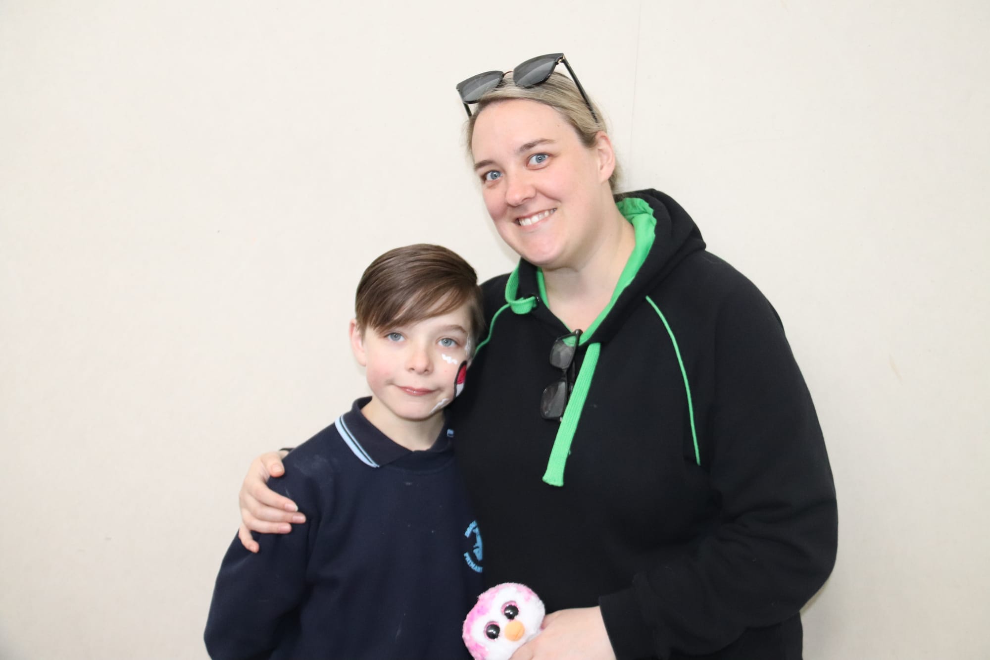 Adam and Caitlin enjoyed their time at the carnival.