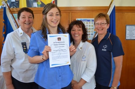 Nicole's guiding award
