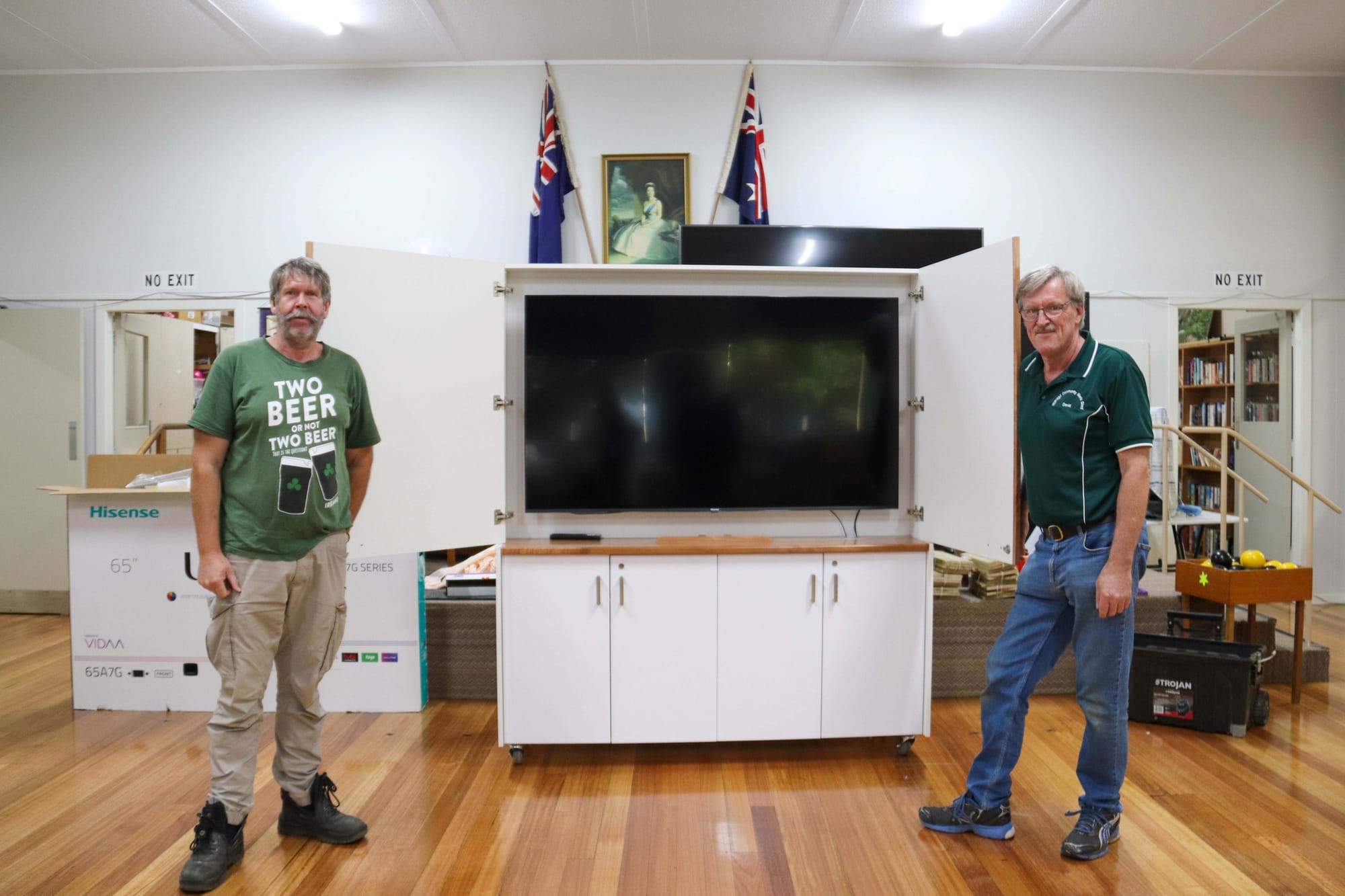 Mens Shed TV Cabinet - 17.05.2022