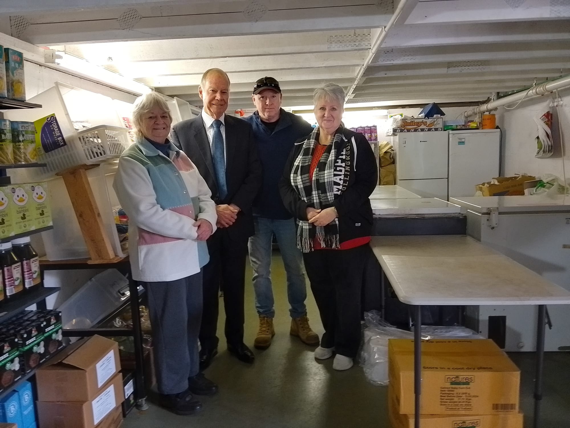 Broadbent pledges Food Relief support