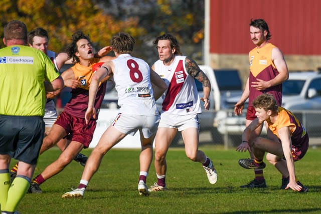 Football GL Seniors 2nd QTR - Drouin Vs. Traralgon - 25.05.2024