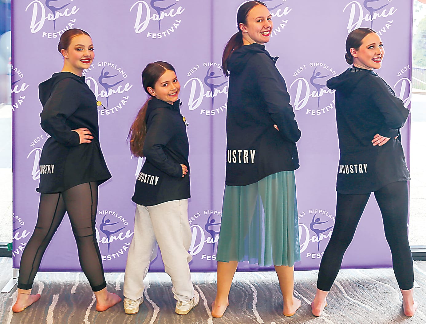 Dancers enjoy back stage reunions at festival