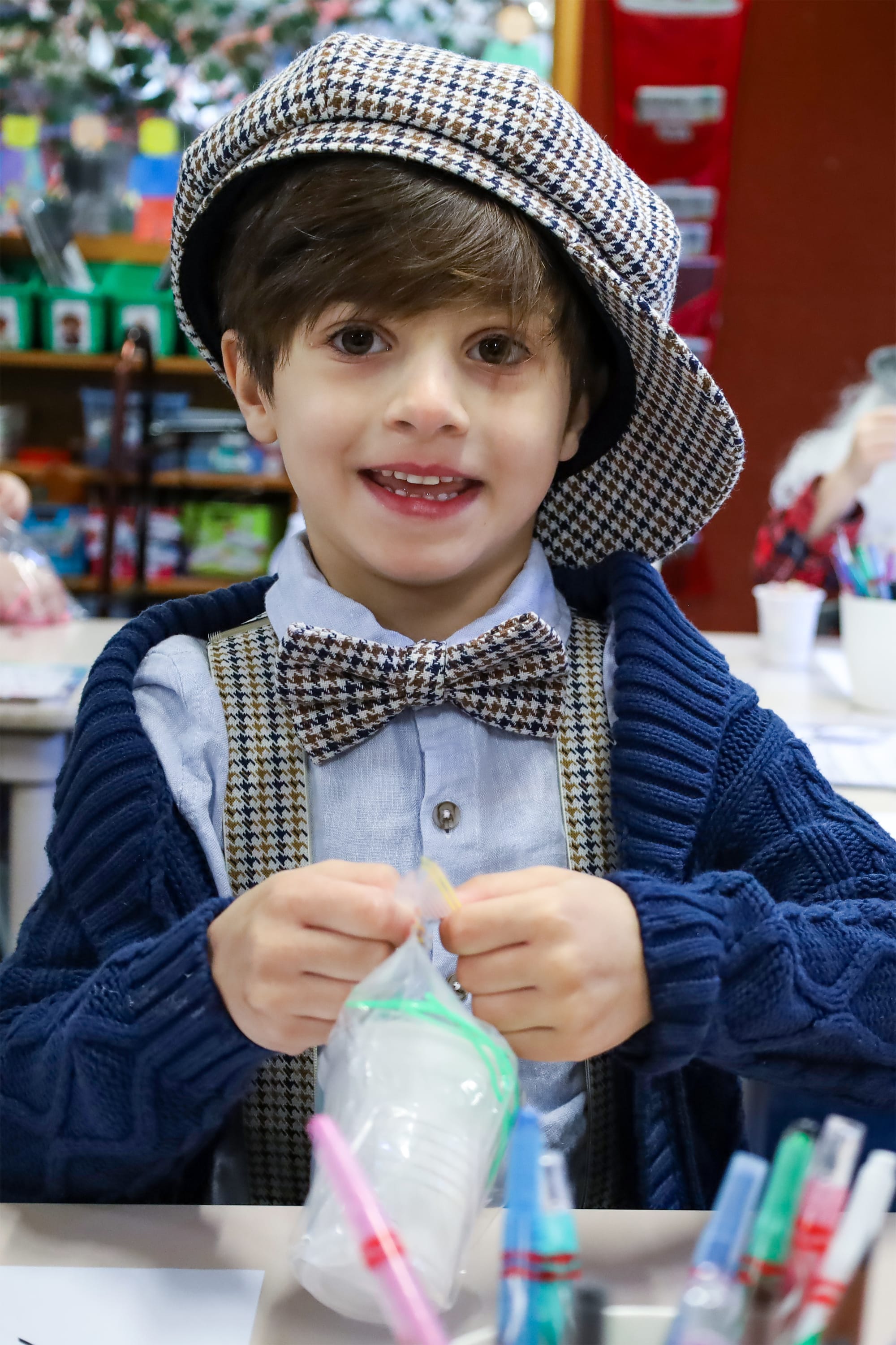 Dante Cosentino celebrating a 100-day milestone.