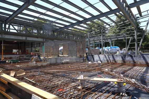 Leisure centre takes shape