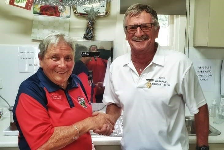 Second ever croquet life member awarded