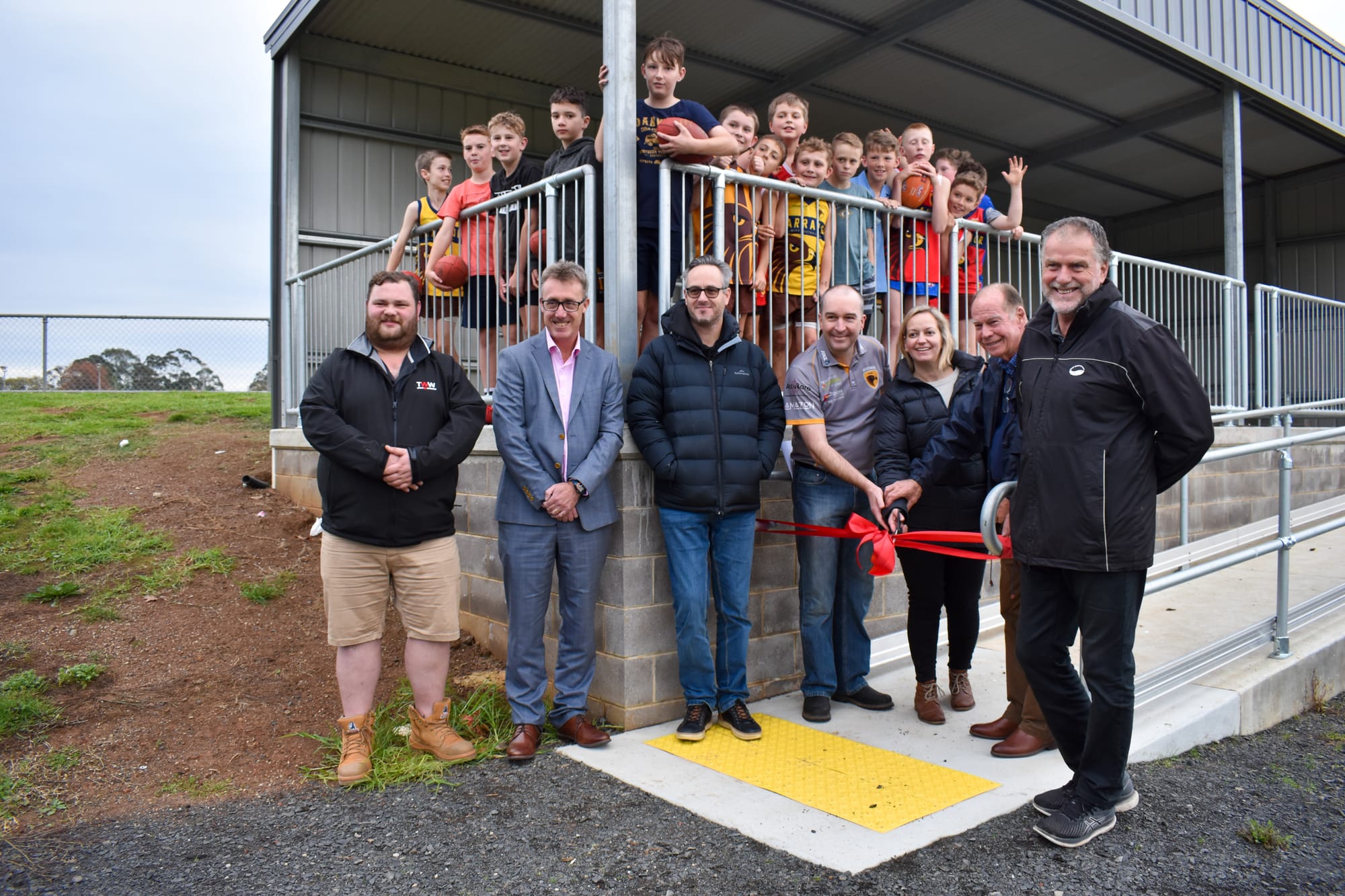 Footy pavilion opens