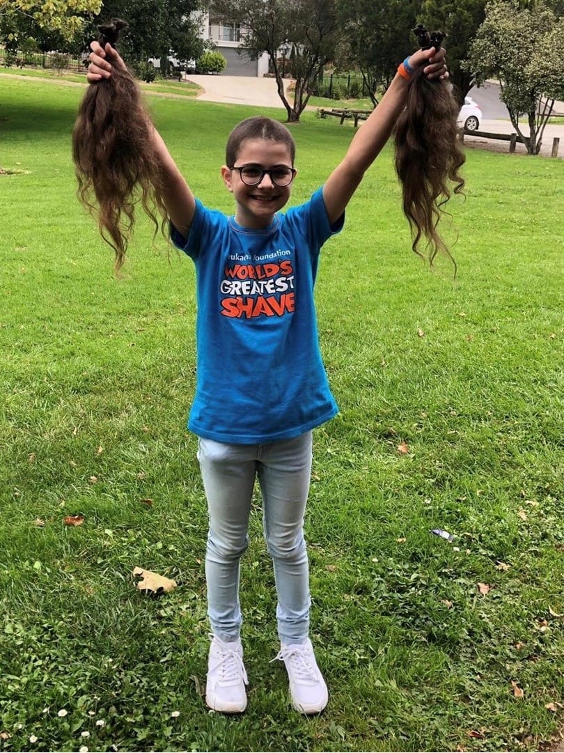 Primary student shaves her head to raise money for leukemia