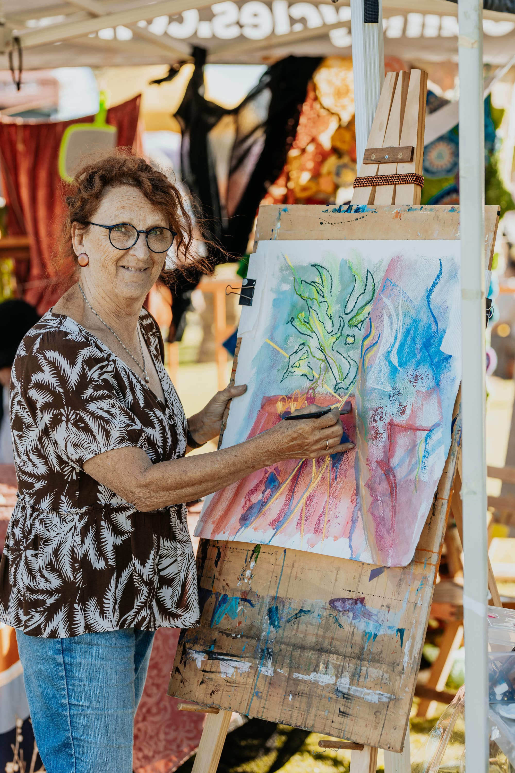 Anita George was one of the many artists who created a 