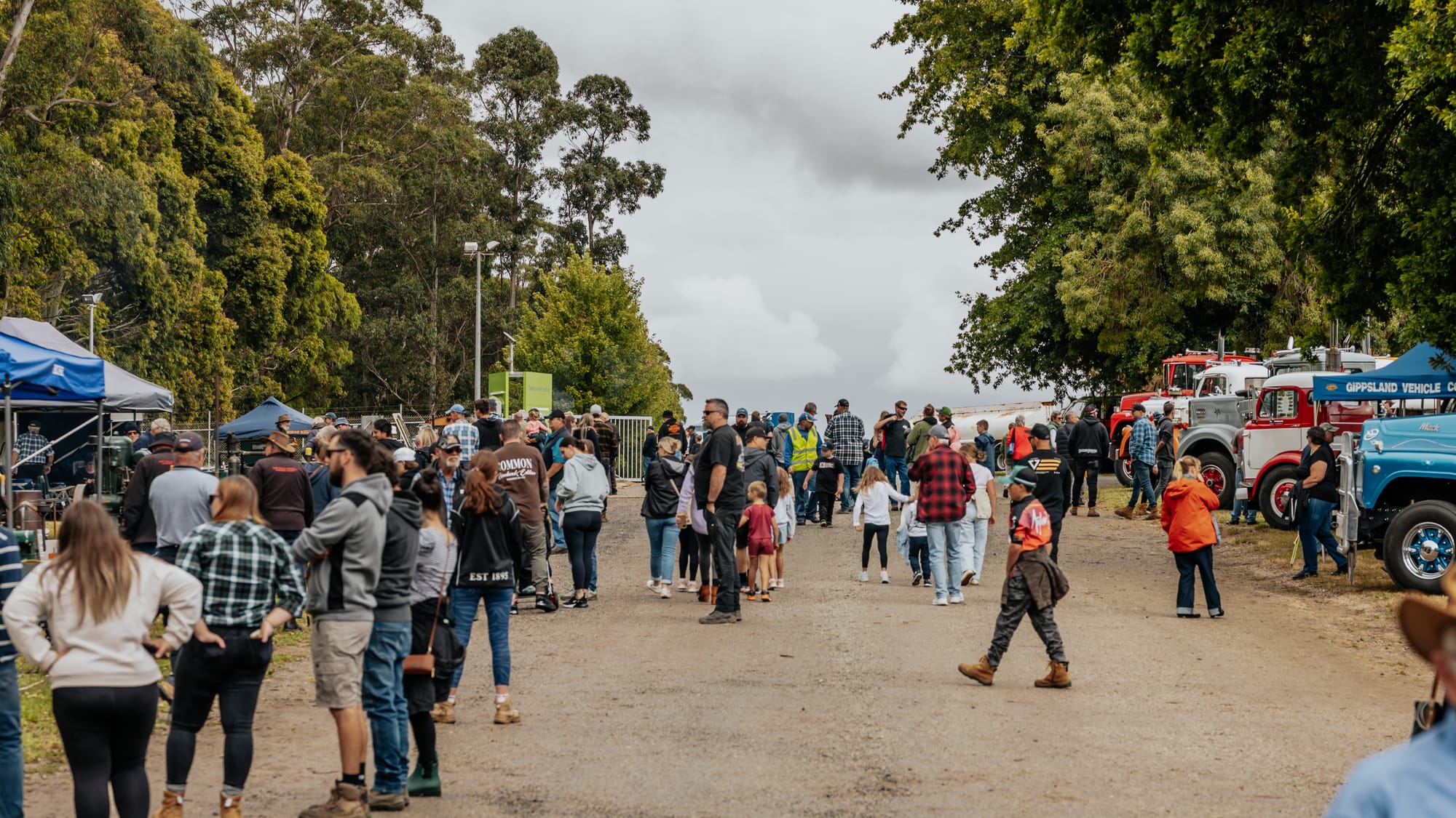 large crowds on Sunday