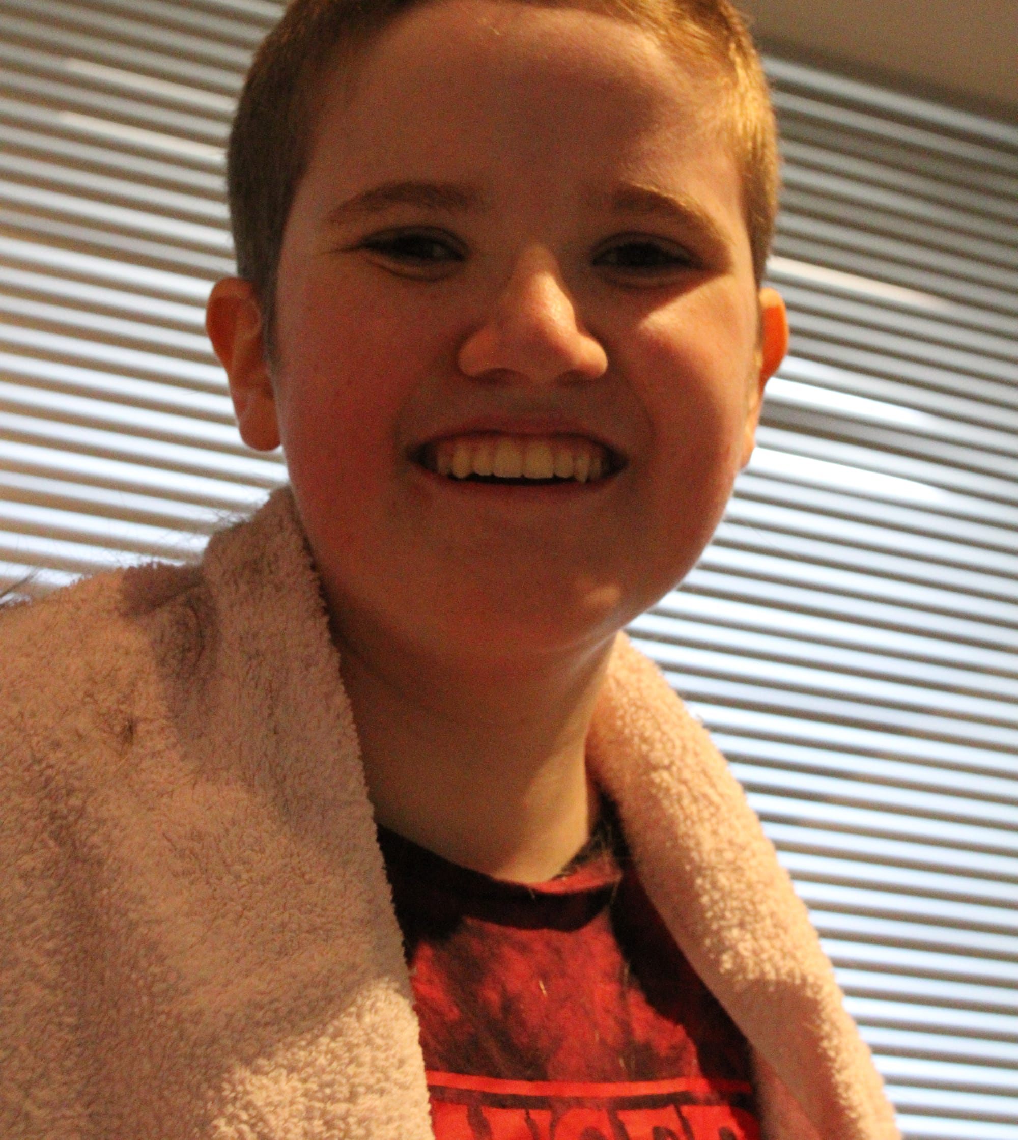 Genevieve shaves for a cause