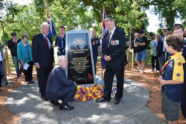 Memorial remembers Gallipoli soldiers