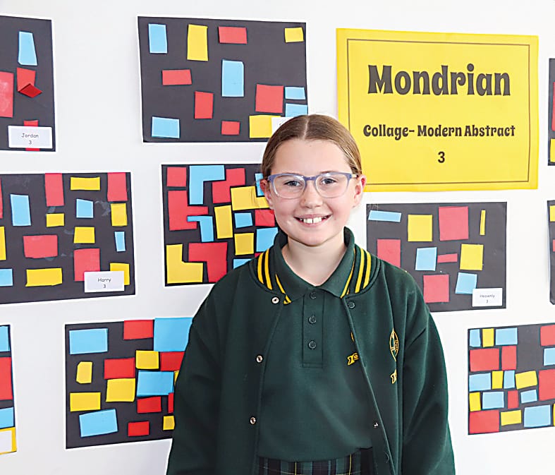 Budding young artists at St Joseph's