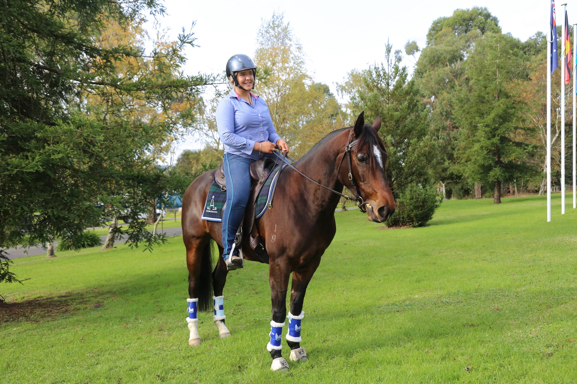 Georgia Custance rides 