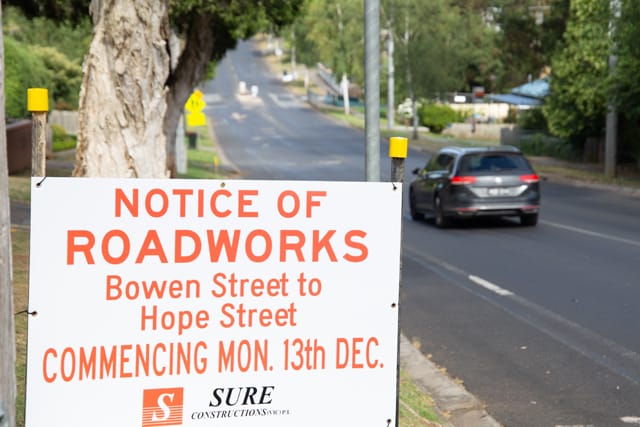 Sutton Street Roadworks- 13.01.2022