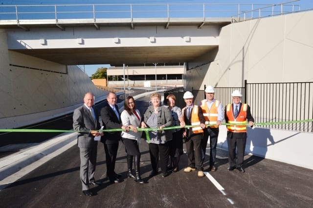 Underpass opens