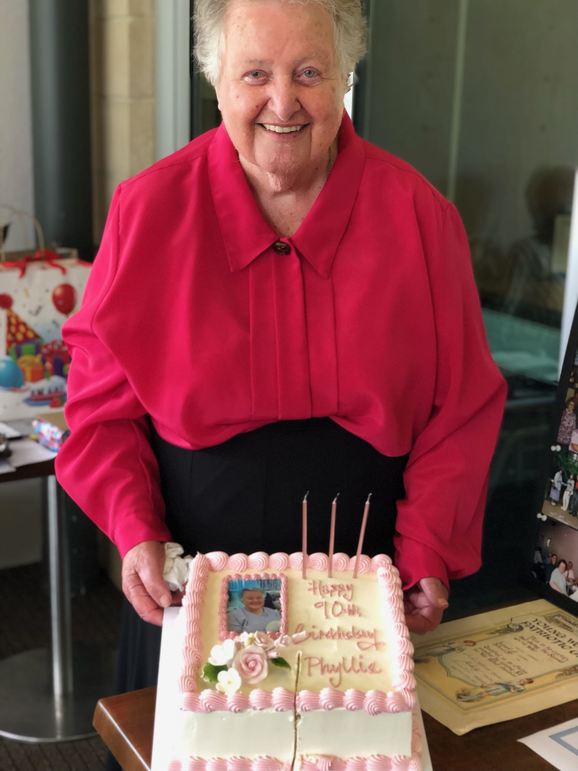 Phyllis turns 90