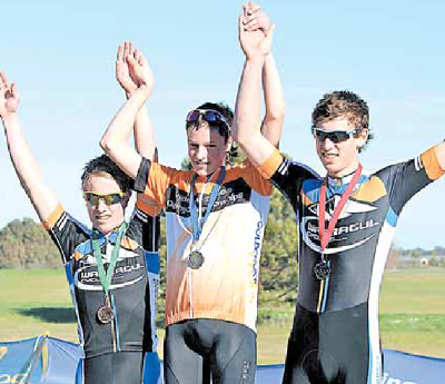 Podium finish for Jayden, Jack and Cy