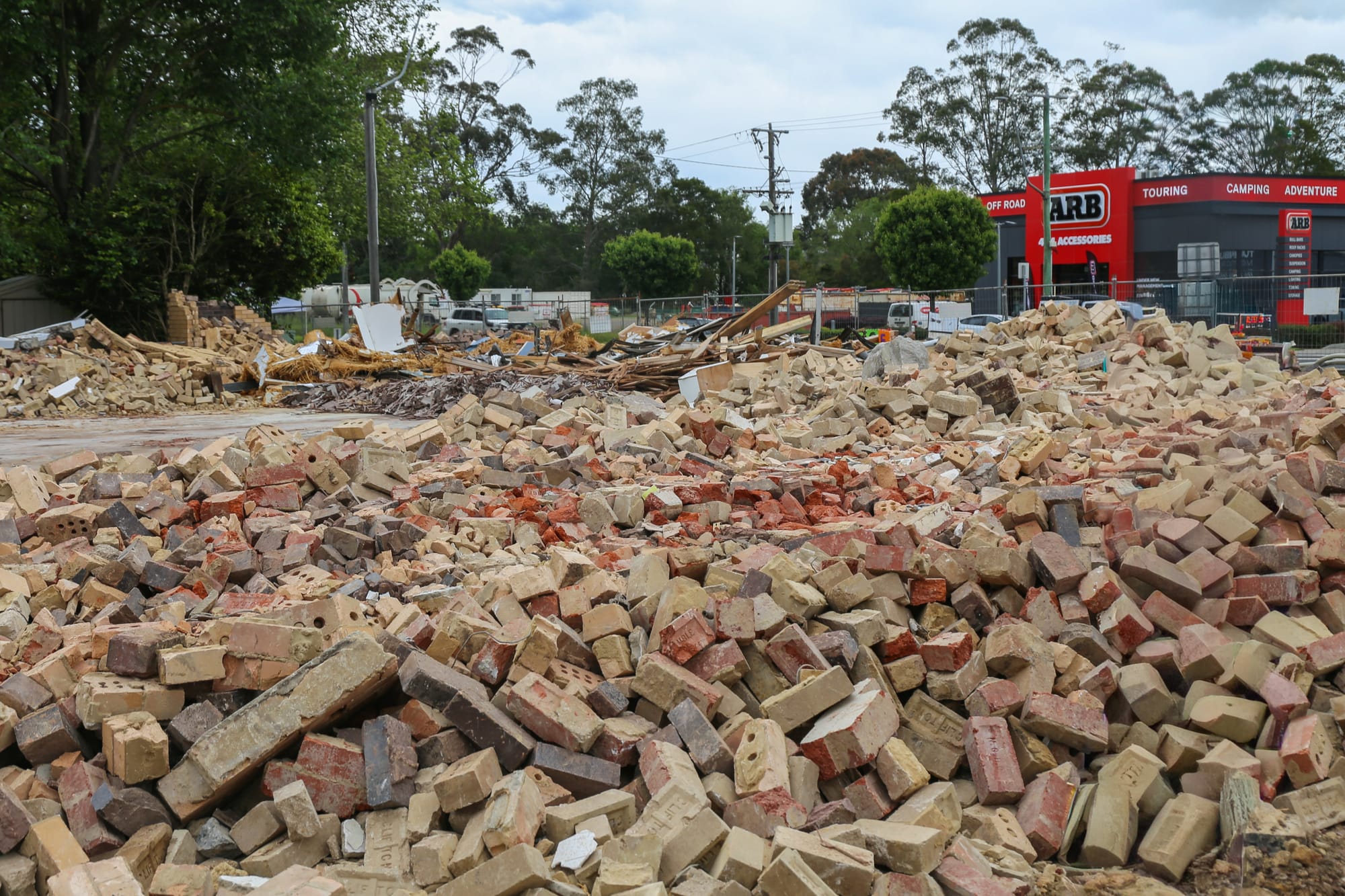 Warragul Exhibition Hall Complete Demolition - November 7, 2025