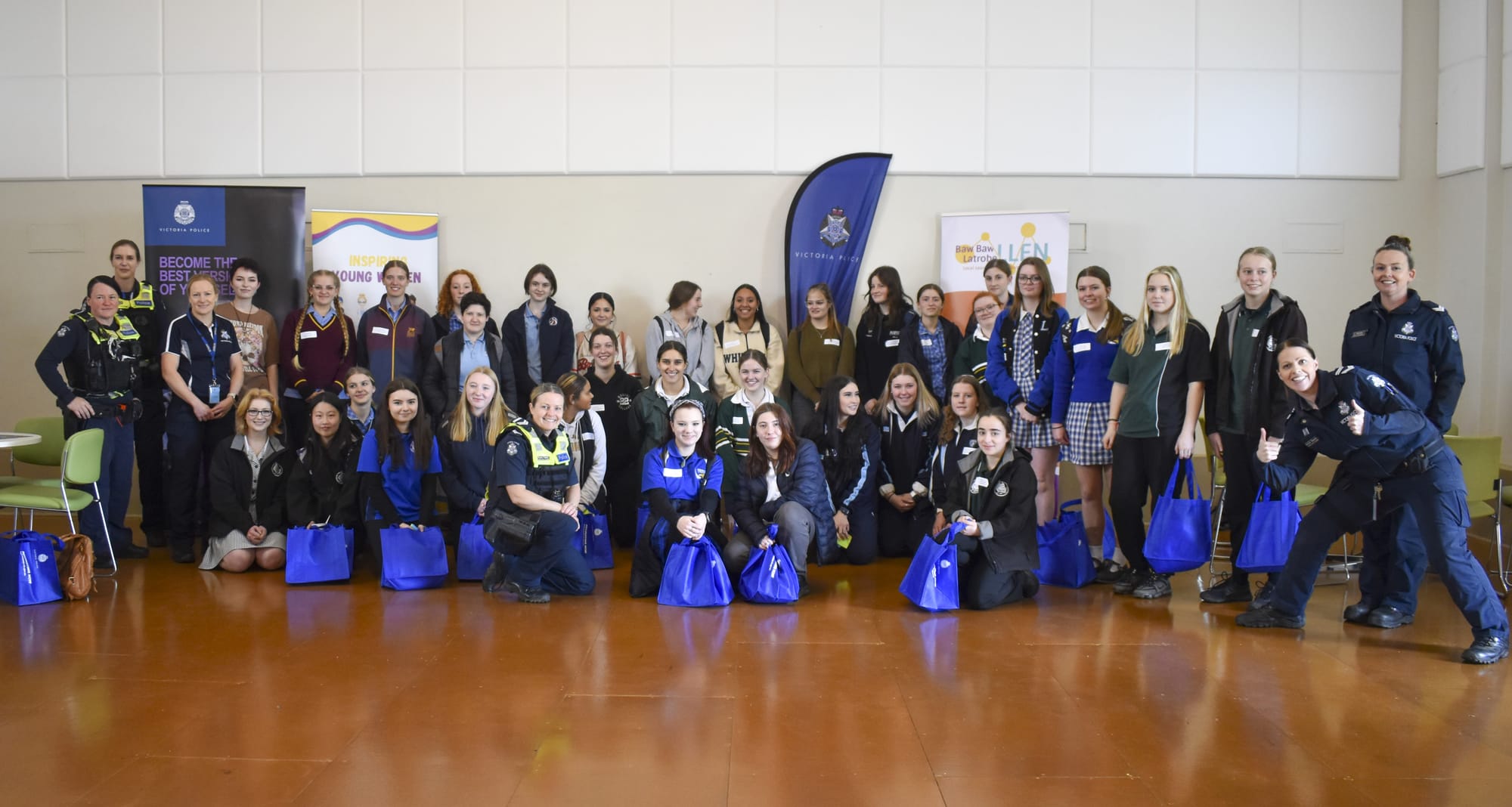 Day with Girls in Blue