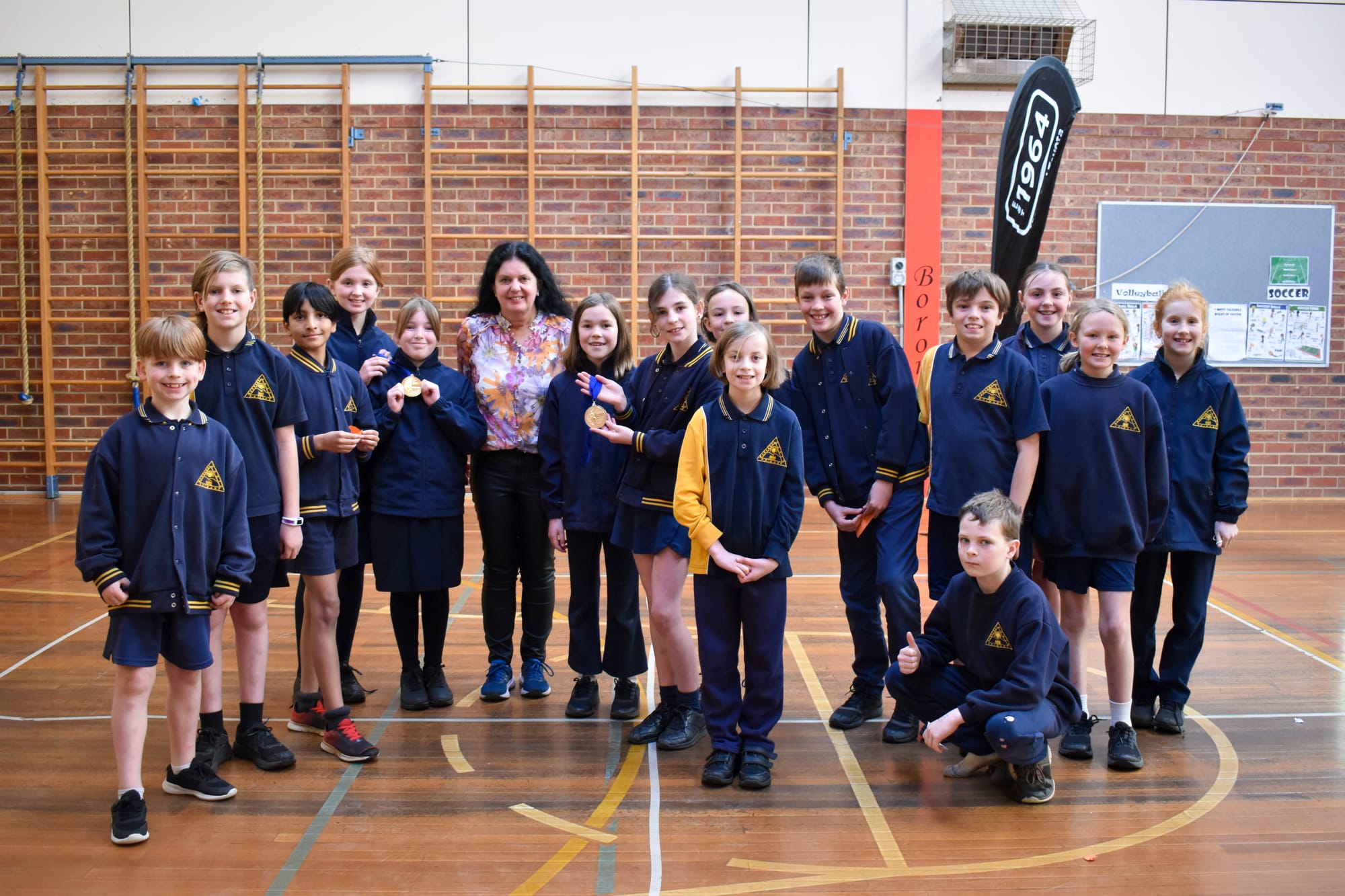 Kathy inspires students to set goals