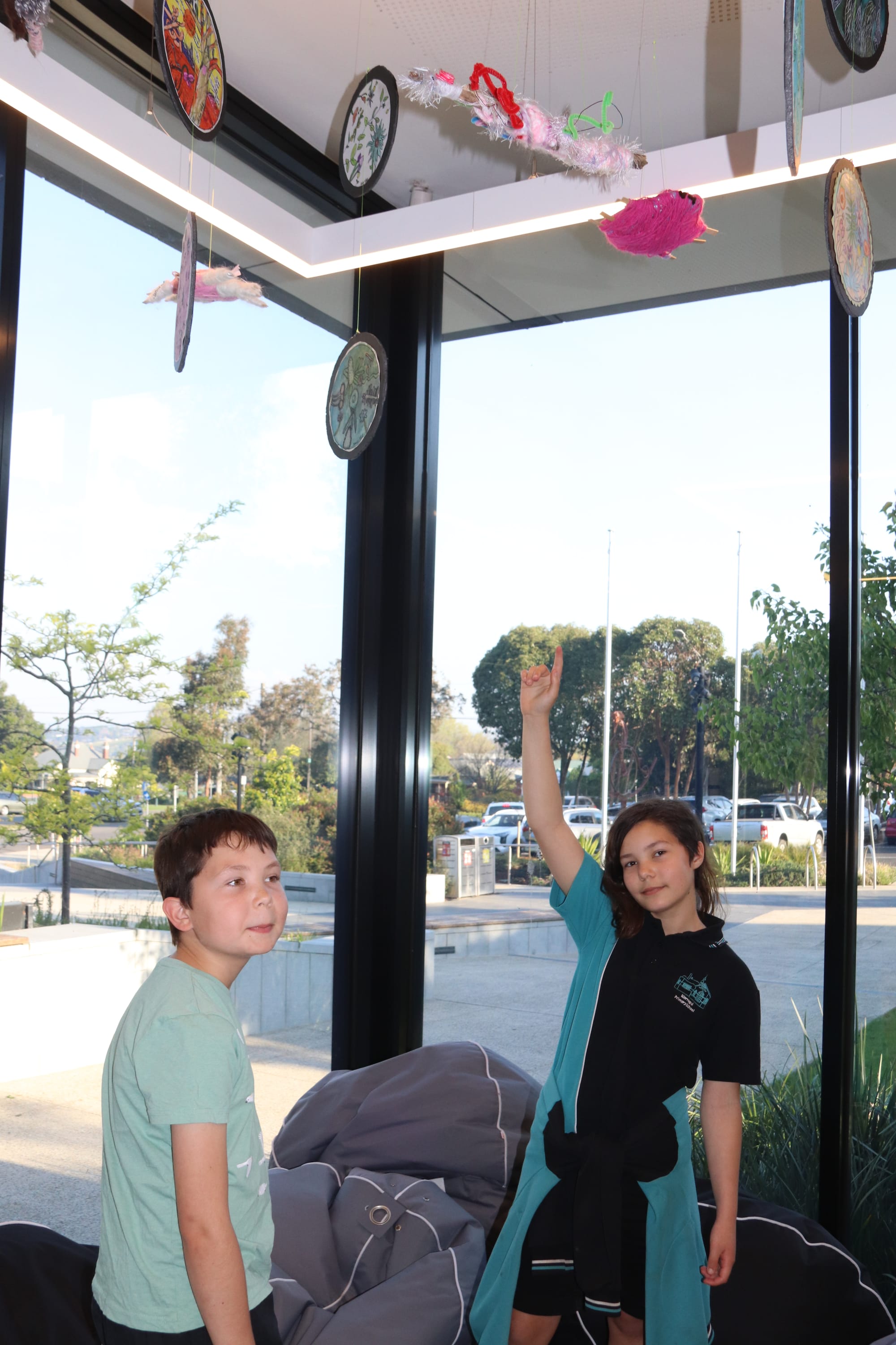 Artist and art teacher Lisa Gardiner has included some of her 