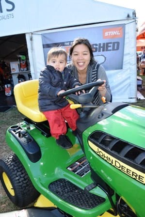 Sunday crowd for Farm World