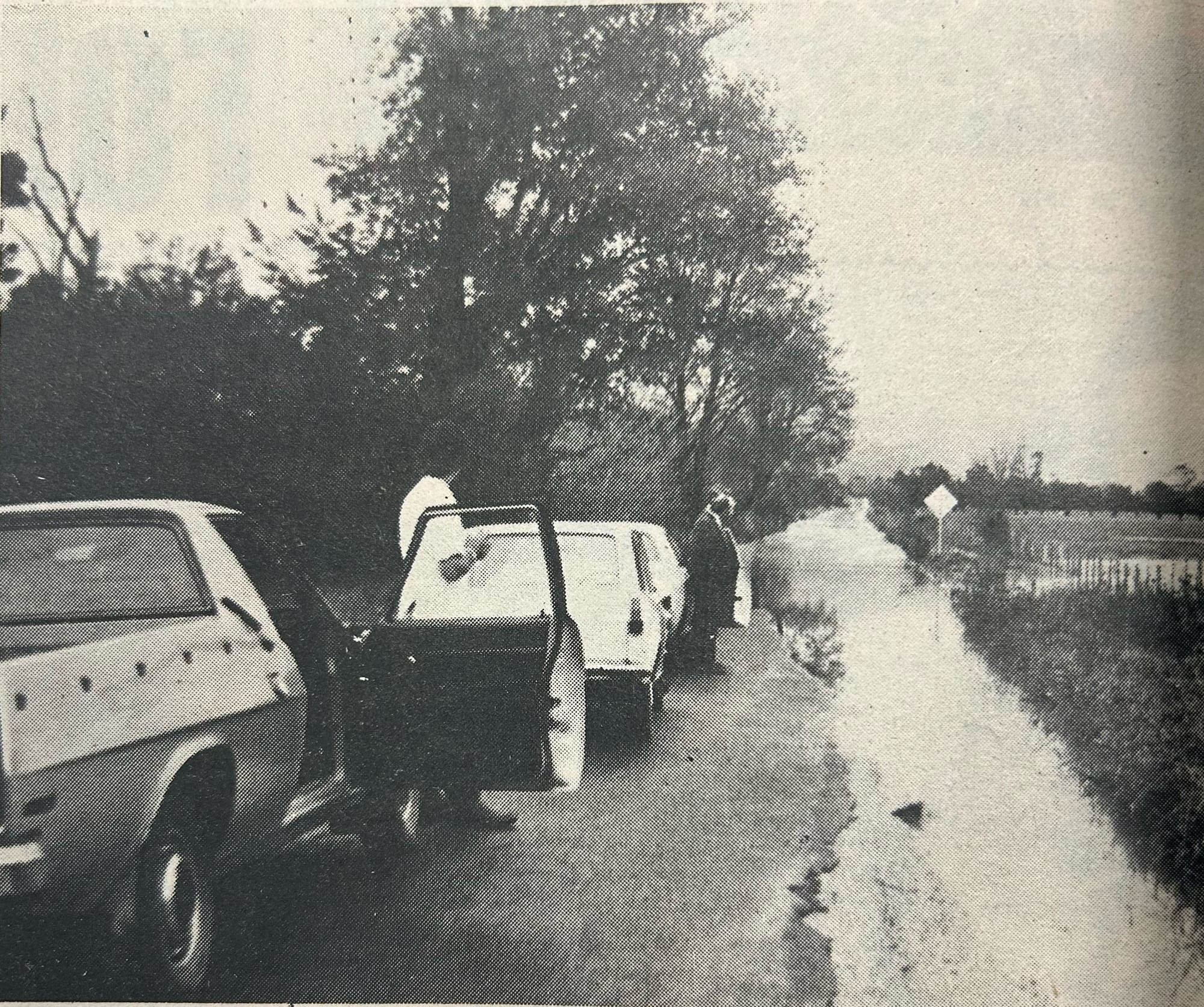 Snapshot of the past - flooding in Cloverlea
