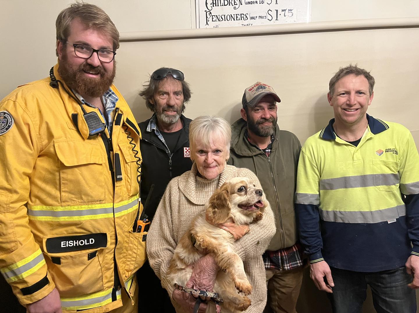 "Ruff" rescue for Molly
