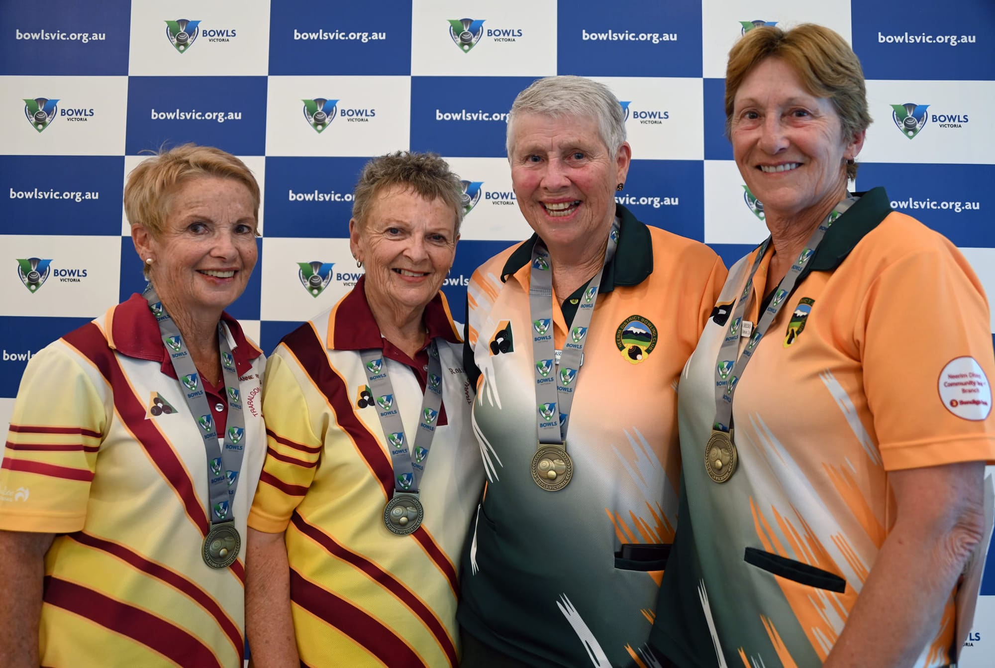 Neerim Pair team up with Traralgon Pair to win the Women’s State Fours Title