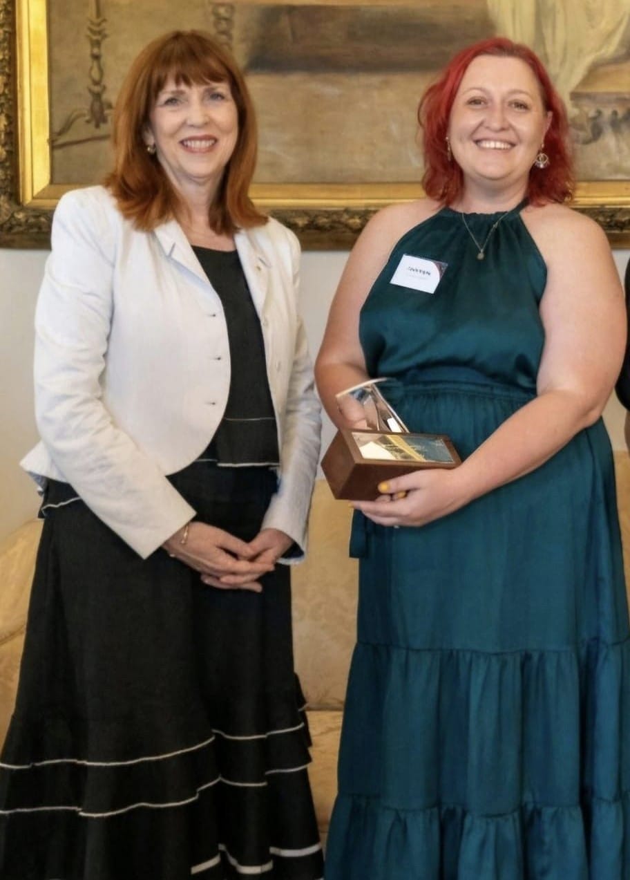 Caitlin stunned at volunteer honour