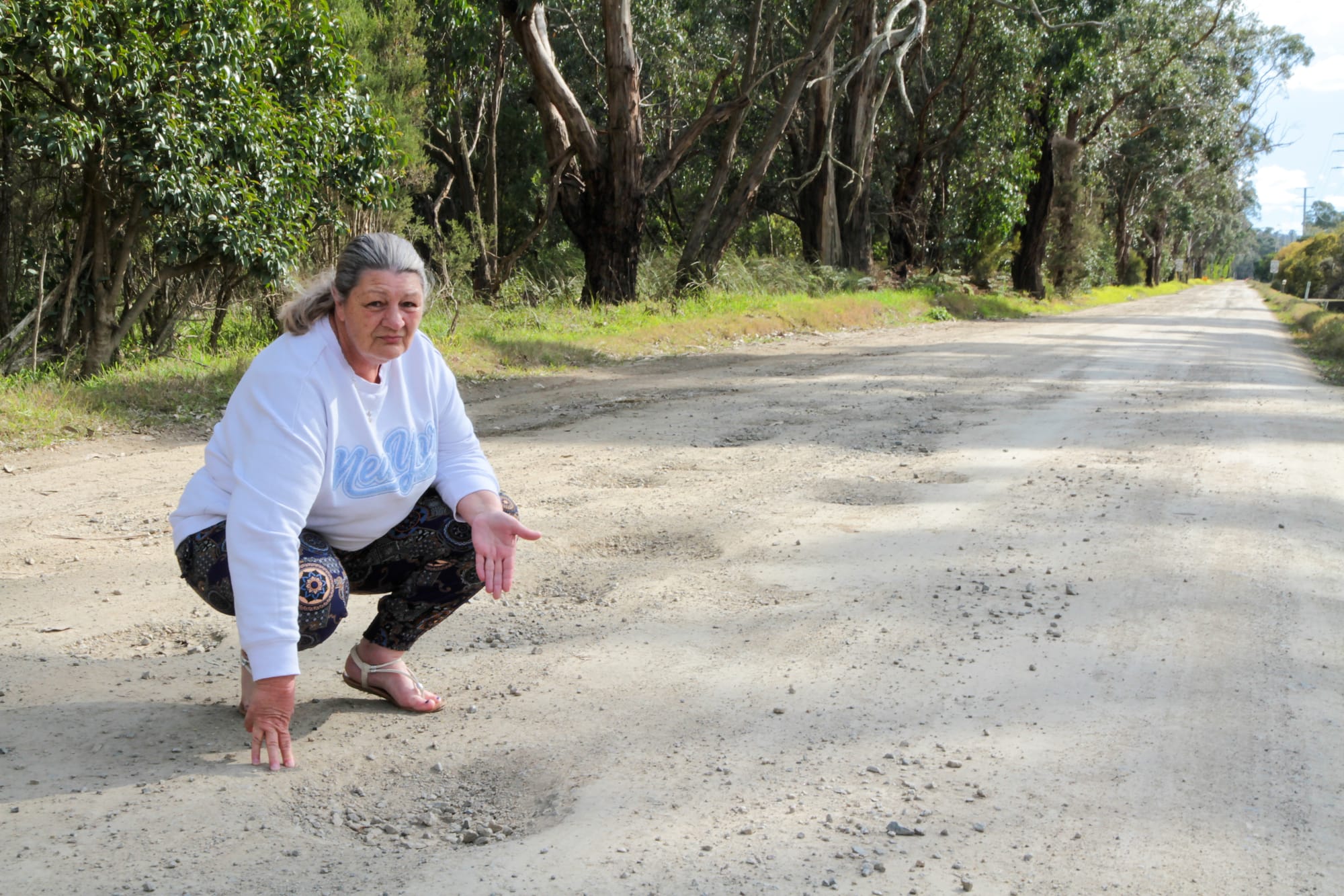 Residents are fed up with potholes