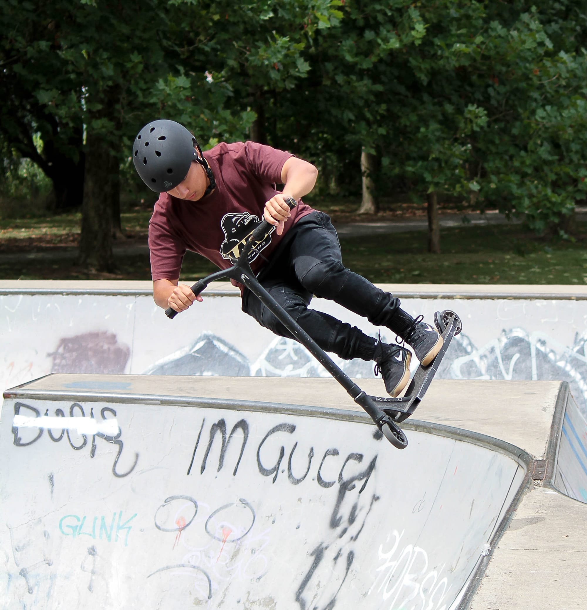 High flying stunts at Warragul competition