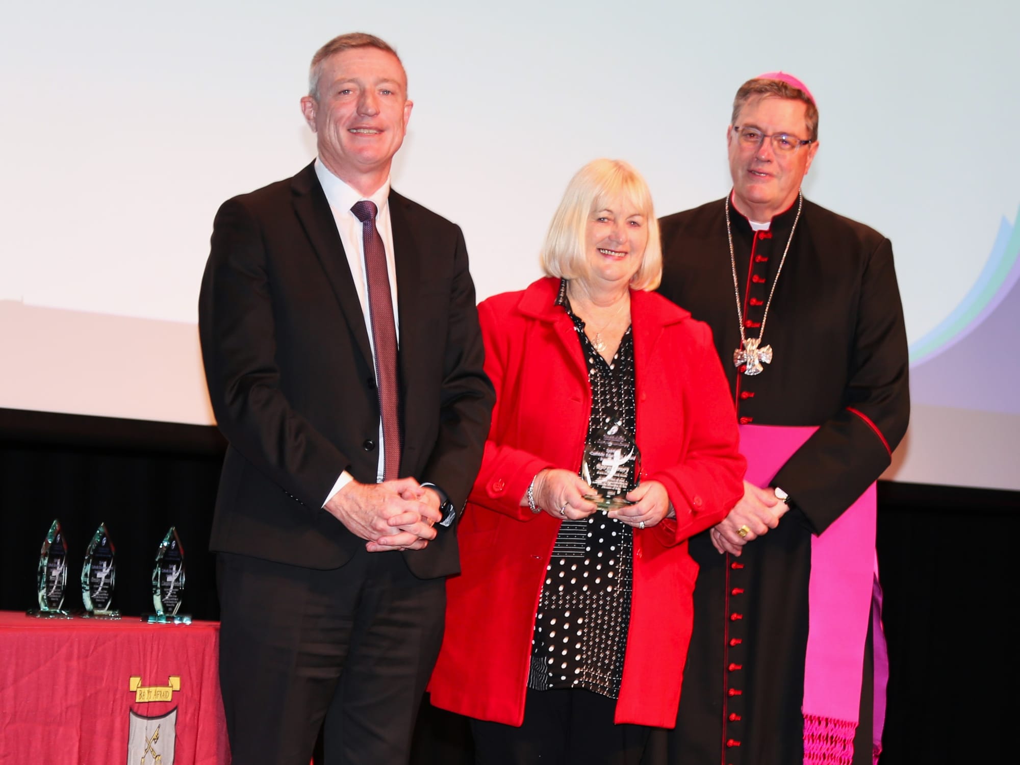 Staff rewarded for Catholic leadership