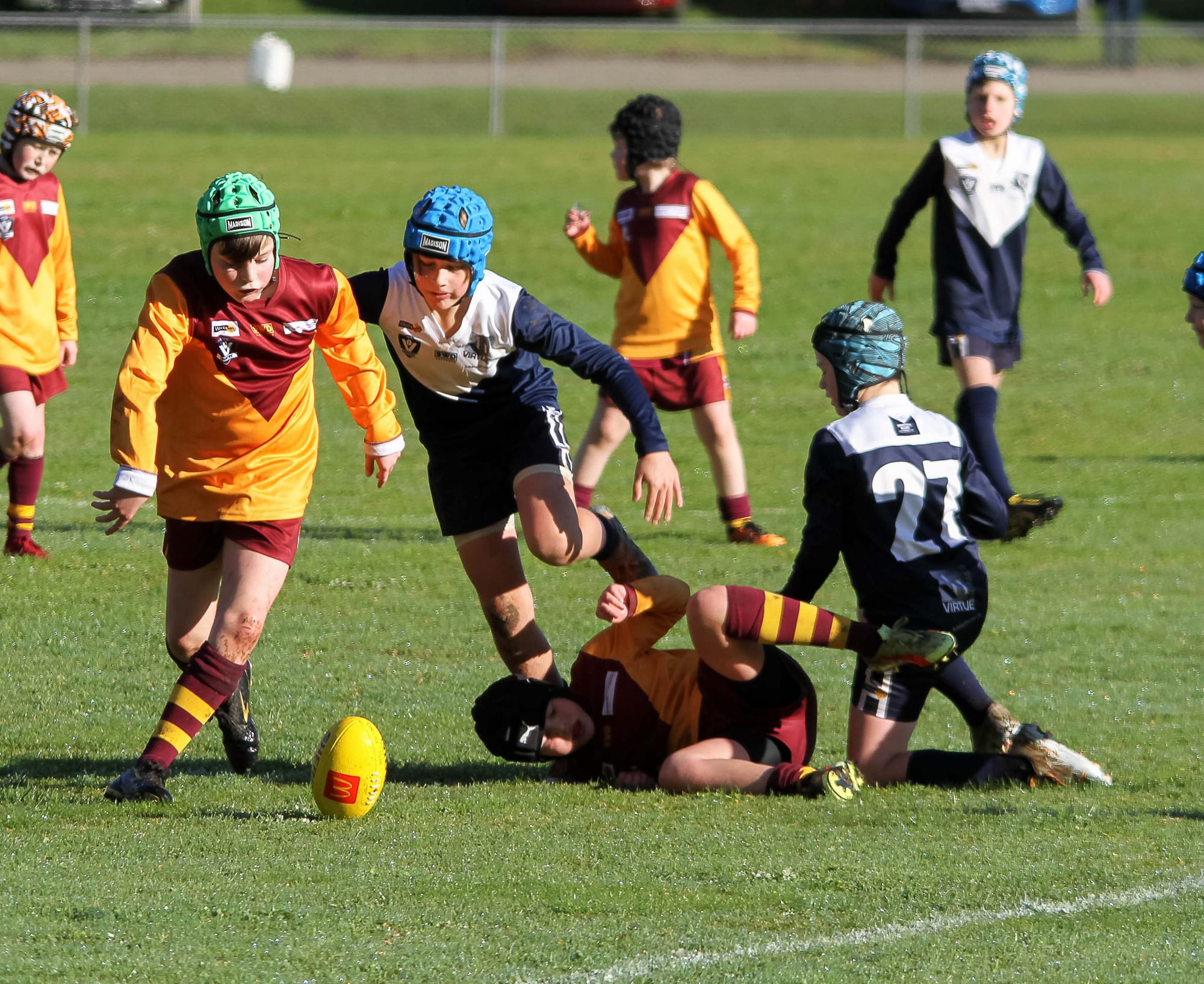 Football Juniors (U10's) Warragul Blues Vs. Drouin - 30.07.2022