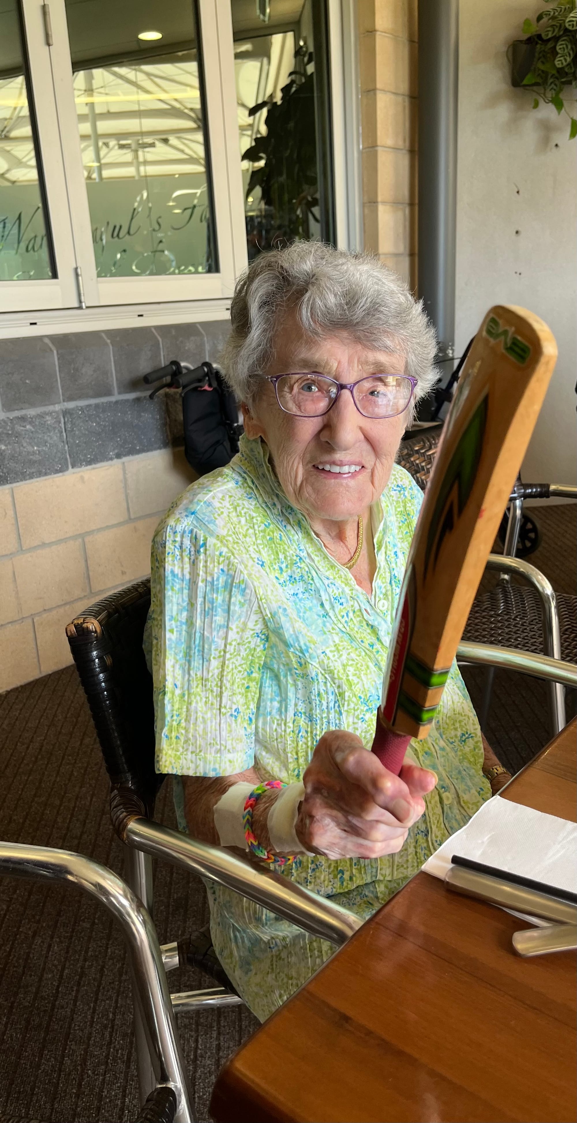 King's letter pride of place at Thelma's 100th birthday