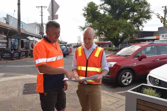 Street facelift begins