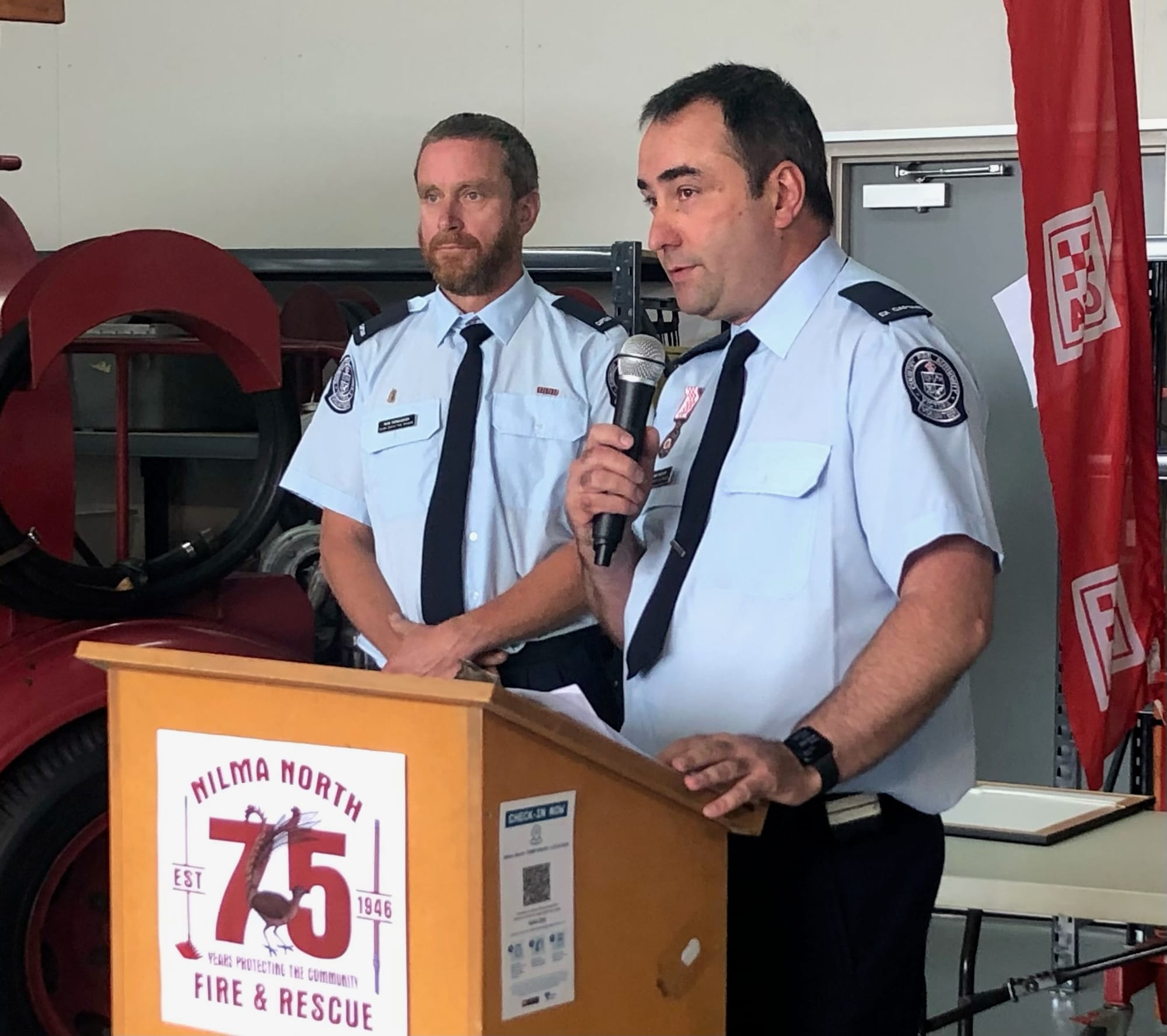 Nilma North brigade marks 75 years