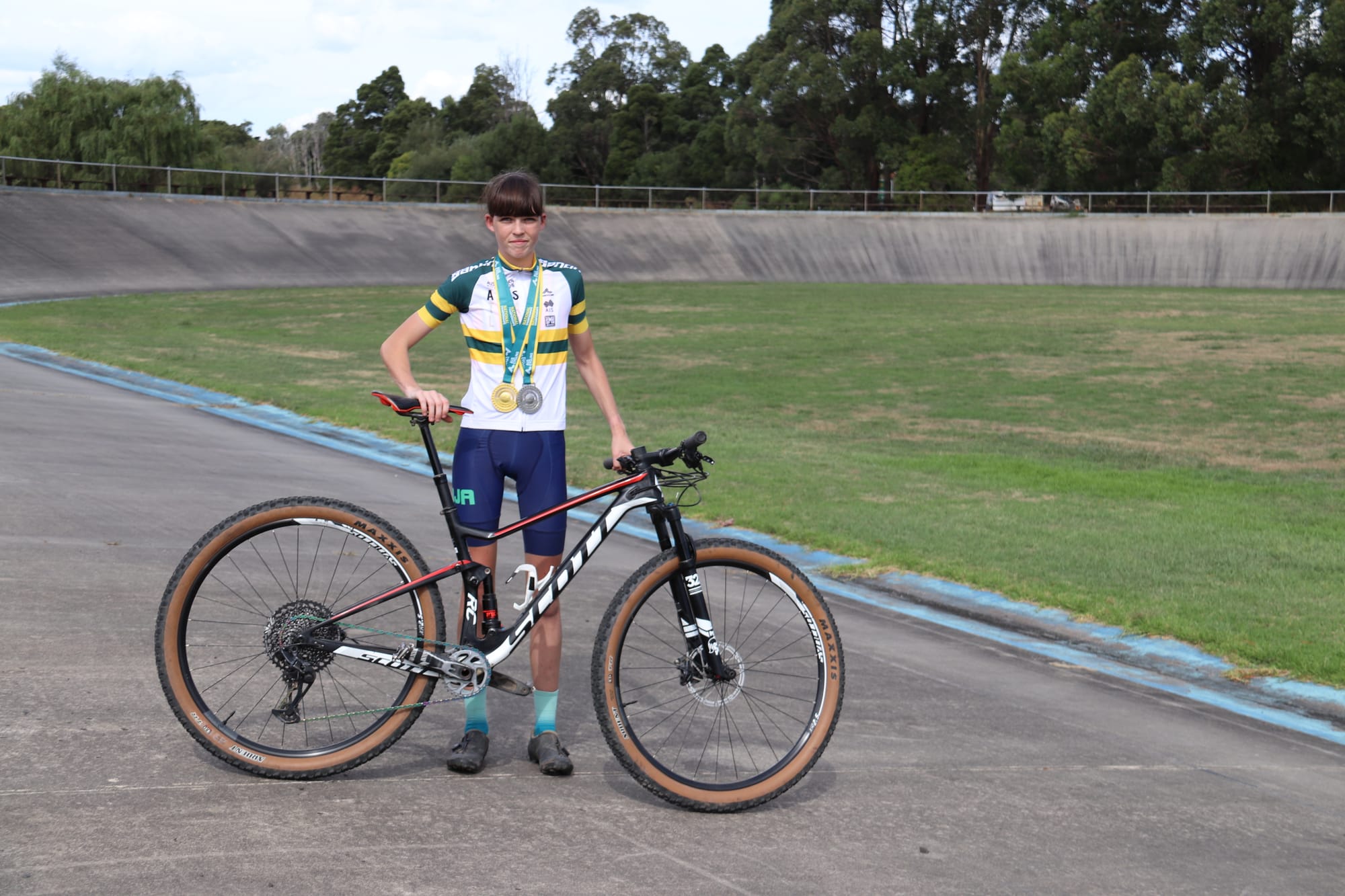 Grace rides her way to triple threat status