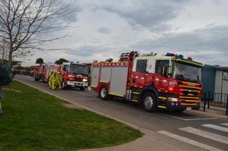 Arrest for school arson