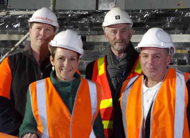 Arts centre works on track