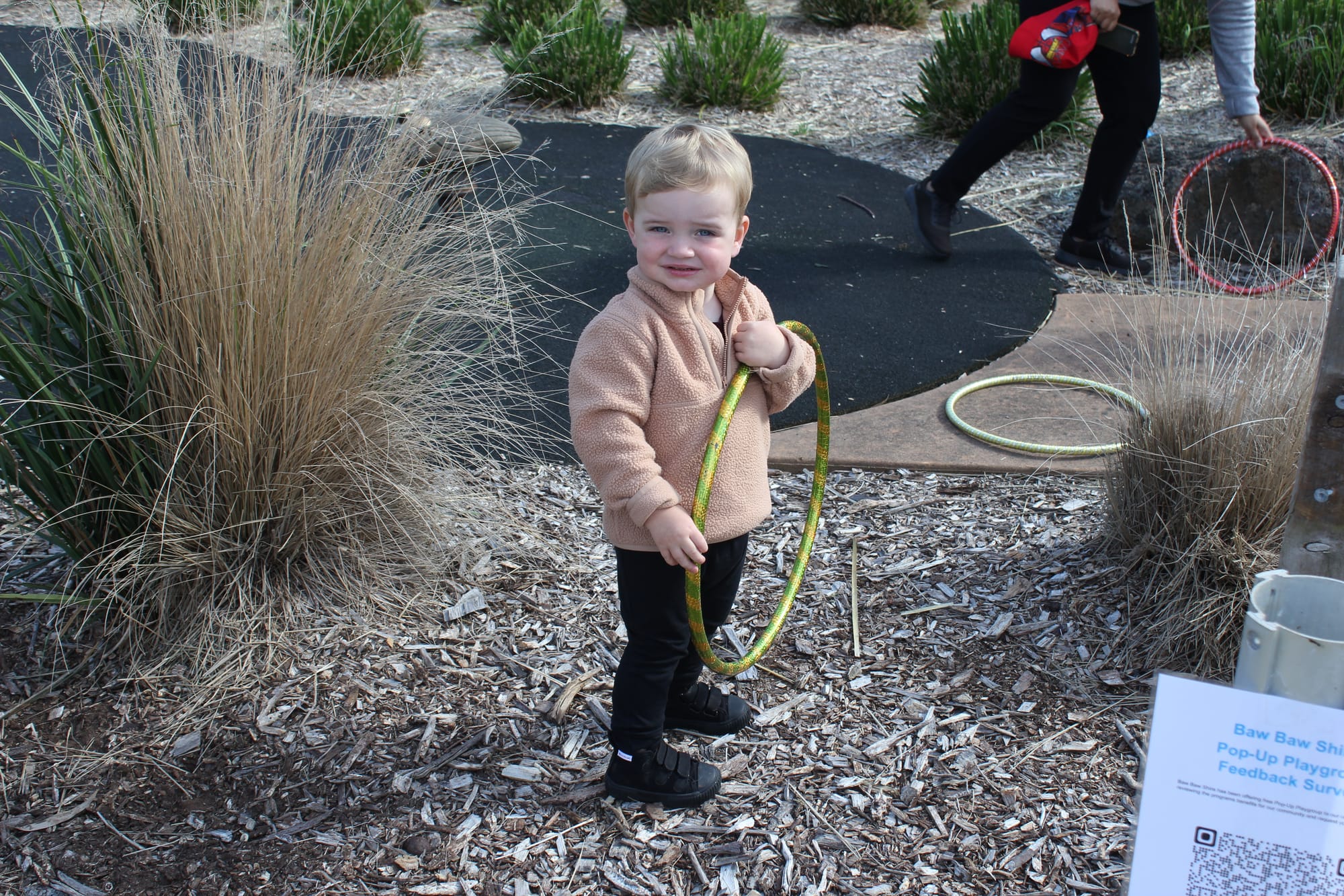Judd Cox on the hula hoop