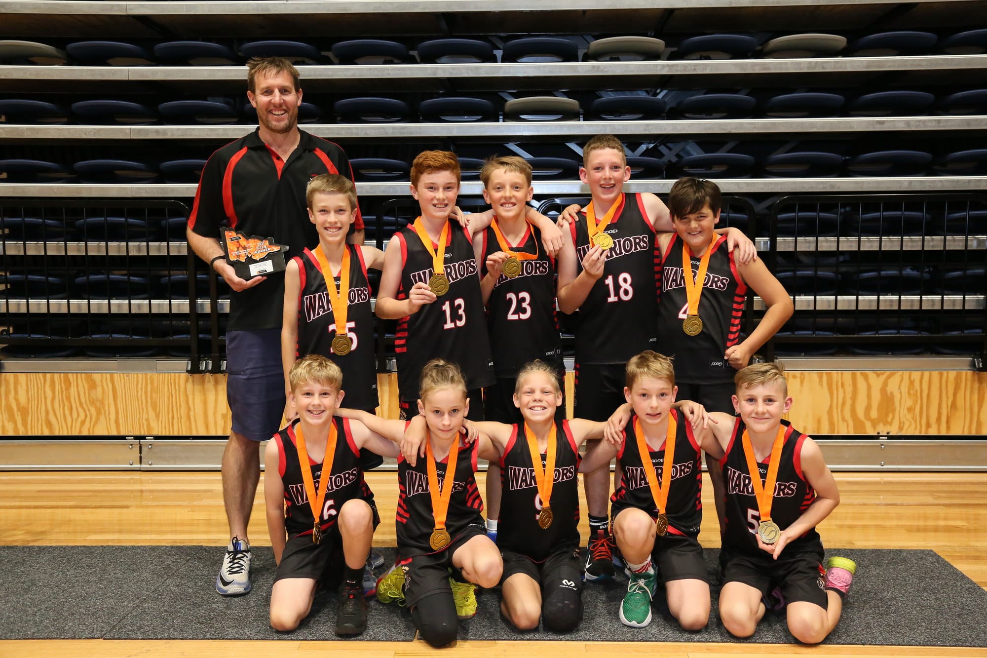 Junior basketballers reach pinnacle with Warriors win at country champs